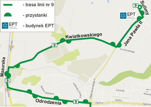 Autobusem na Modrzewinę