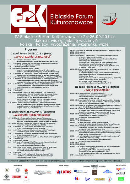 IV Elbląskie Forum Kulturoznawcze