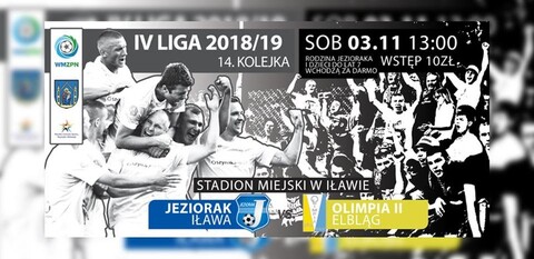 IV liga: Olimpia II zagra w Iławie