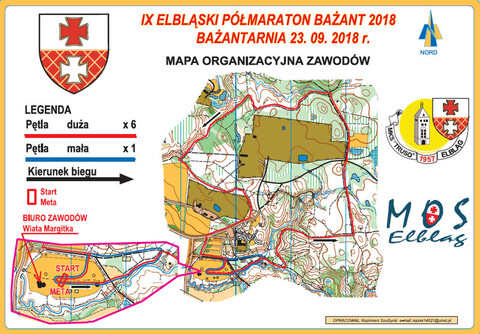 IX Elbląski Półmaraton Bażant 2018 już wkrótce. Poznaj trasę biegu