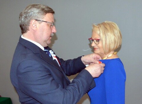 Jadwiga Król odznaczona za zasługi
