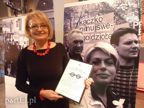Jadwiga Król: Nie jest to nagroda tylko dla mnie