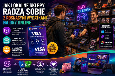 Jak lokalne sklepy radzą sobie z rosnącymi wydatkami na gry online