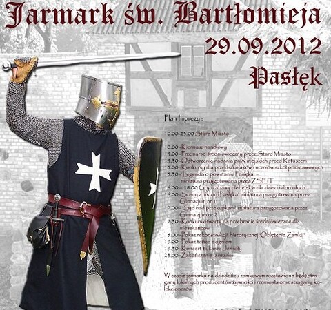 Jarmark św. Bartłomieja w Pasłęku
