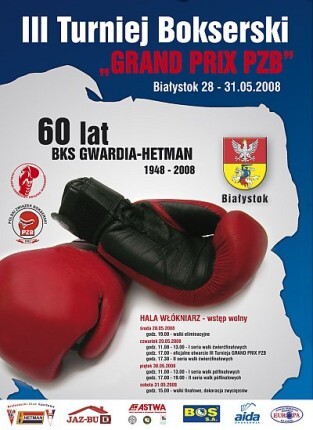 Jedynak z Elbląga na ringu w Białymstoku (boks)