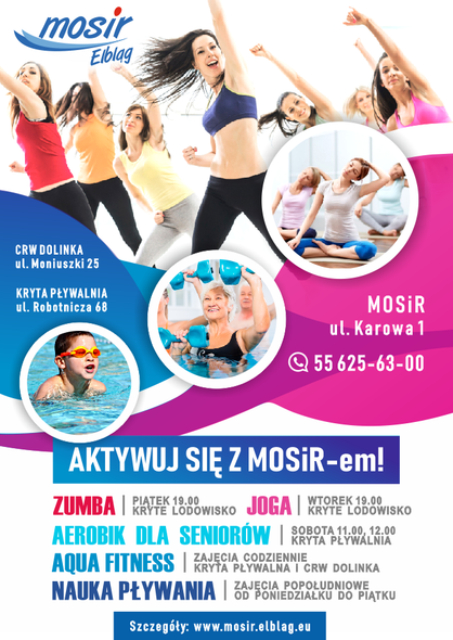 Joga, aqua fitness i wiele innych zajęć