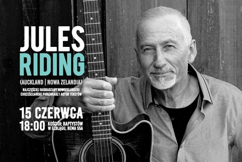 Jules Riding z Nowej Zelandii z koncertem u baptystów