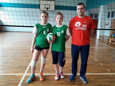 Julia Łukaczyk i Alicja Szaruga w reprezentacji województwa (siatkówka) 