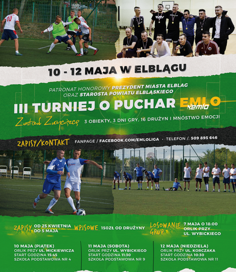Już w ten weekend III Turniej o Puchar EMLO