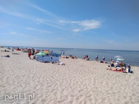 Krynica Morska. Ciało na plaży