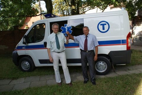 Karetka dla szpitala w Pasłęku