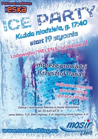 Karnawał trwa, MOSiR zaprasza na Ice Party
