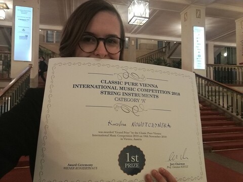 Karolina Nowotczyńska podbija muzyczną stolicę Europy