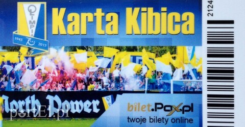 Karta Kibica Olimpii Elbląg