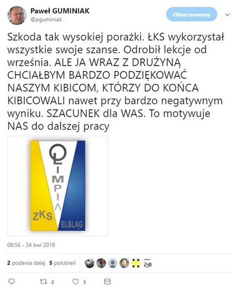 Kibice Olimpii na medal