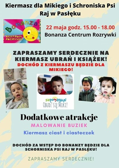 Miki obudź się. Kiermasz charytatywny