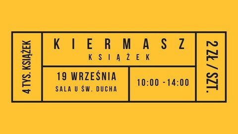 Kiermasz książek. Upoluj coś dla siebie!
