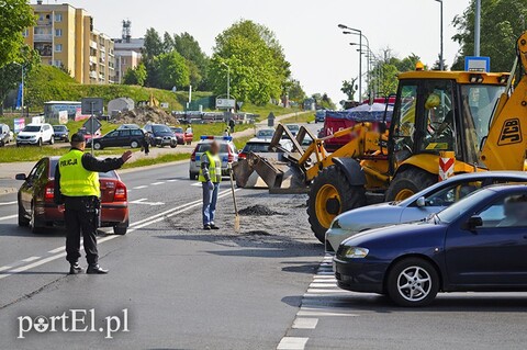 Kierowca zgubił ładunek