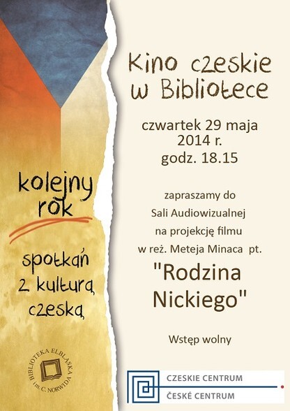 Kino czeskie w BE. „Rodzina Nickiego”