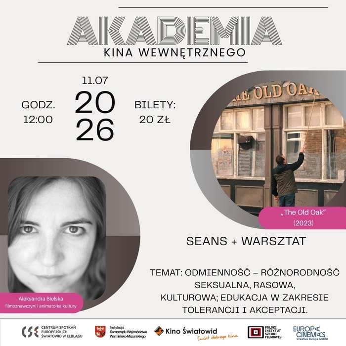Kino Światowid zaprasza na kolejne spotkanie w ramach cyklu Akademia Kina Wewnętrznego!