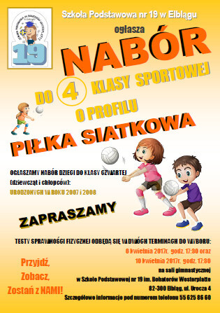Klasa siatkarska w SP 19
