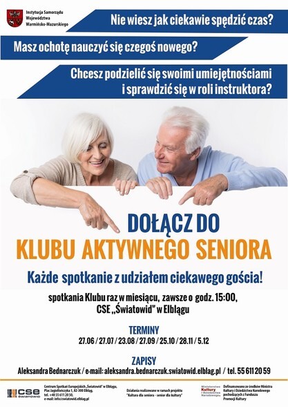 Klub Aktywnego Seniora: Jak jeść i sprzątać ekologicznie