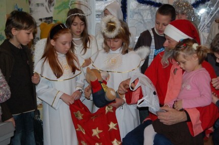 Kolędnicy w szpitalu