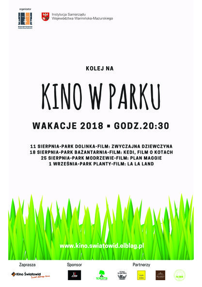 Kolej na Kino w parku
