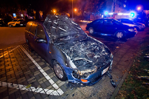 Kolejne auto spłonęło