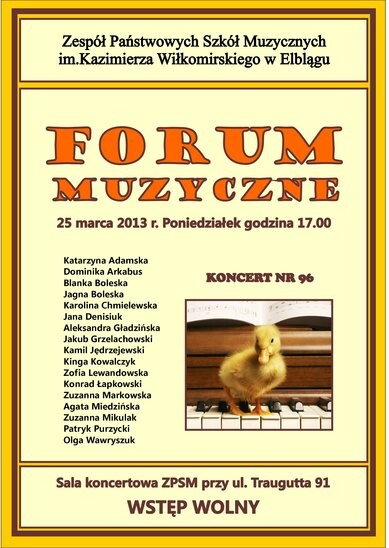 Kolejny koncert Forum Muzycznego