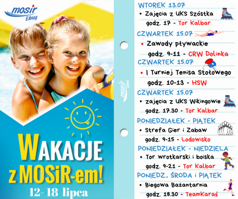 Kolejny tydzień Wakacji z MOSiR-em