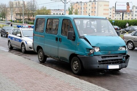Kolizja na Płk. Dąbka