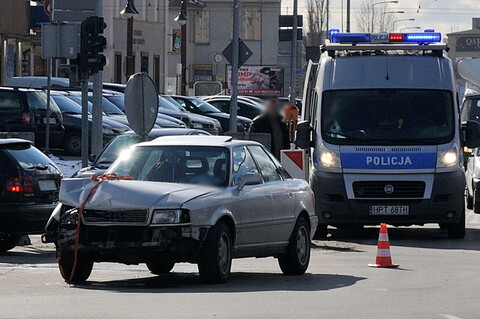 Kolizja na skrzyżowaniu