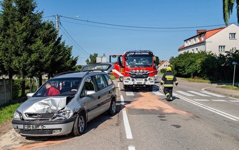 Kolizja w Jegłowniku