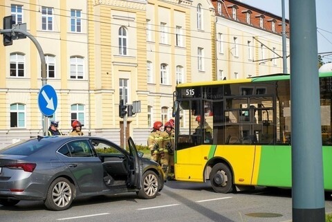 Kolizja z miejskim autobusem