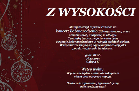 Koncert bożonarodzeniowy