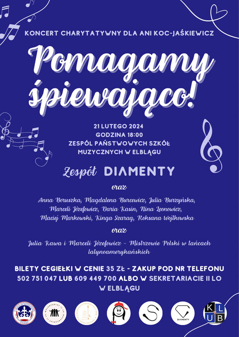 Koncert charytatywny dla nauczycielki z II LO