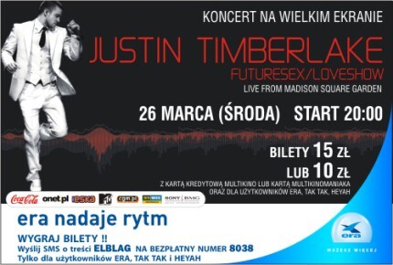 Koncert Justina Timberlake’a