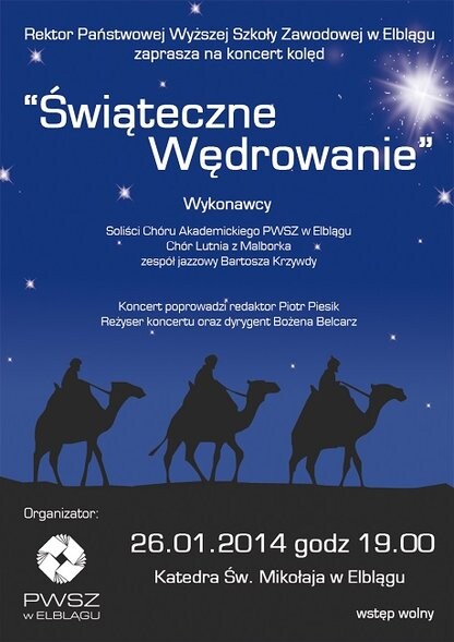 Koncert kolęd  Świąteczne wędrowanie
