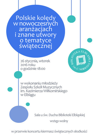 Koncert Noworoczny w Bibliotece Elbląskiej