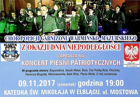 Koncert pieśni patriotycznych w katedrze
