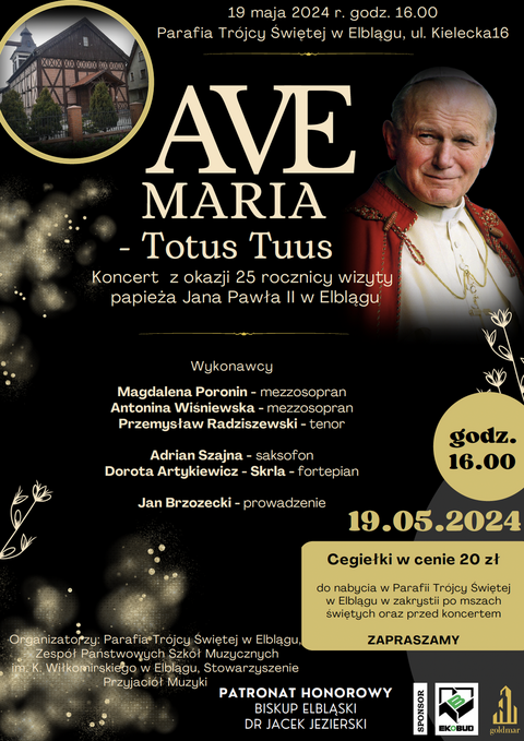 Koncert z okazji 25 rocznicy wizyty papieża