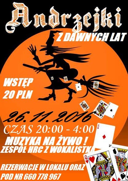 Koncertowe Andrzejki w Pubie Sąsiedzi