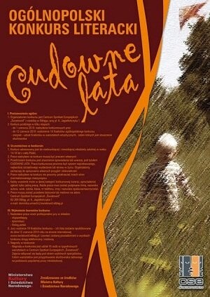 Konkurs literacki „Cudowne lata”
