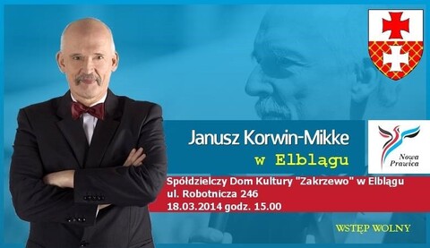 Korwin-Mikke w Elblągu