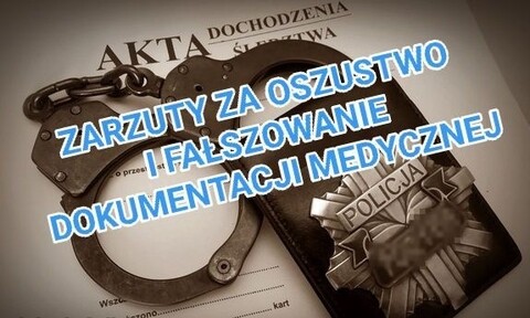 Pielęgniarka podejrzana o fałszowanie dokumentacji medycznej