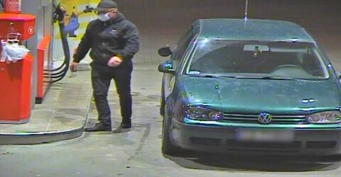 Kradzież paliwa na stacji. Pomóż ustalić tożsamość mężczyzny