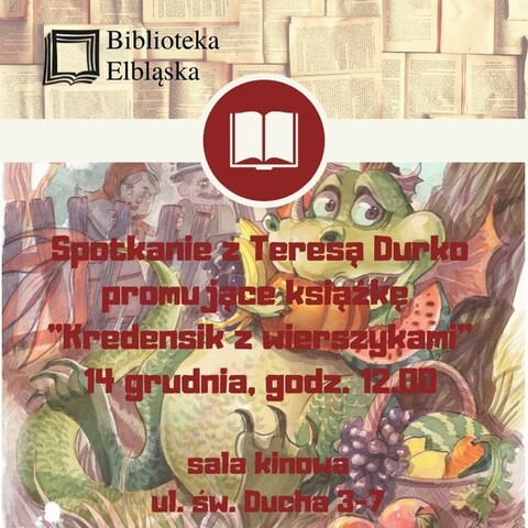 Kredensik z wierszykami – spotkanie z Teresą Durko