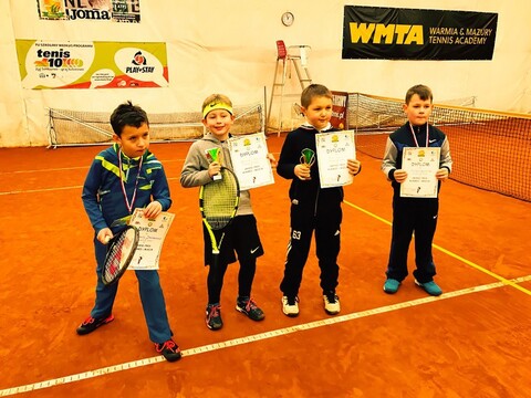 Ksawery pierwszy w Olsztynie (tenis ziemny) 
