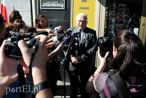 Wałęsa w Elblągu